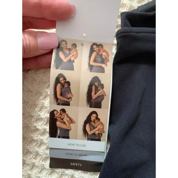 NWT Lalabu Soothe Shirt Black XL Tank Top Maternity Newborn - Picture 9 of 15